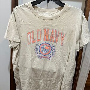 Old Navy Cream Casual Tee